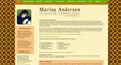 Desktop Screenshot of marisaanderson.com